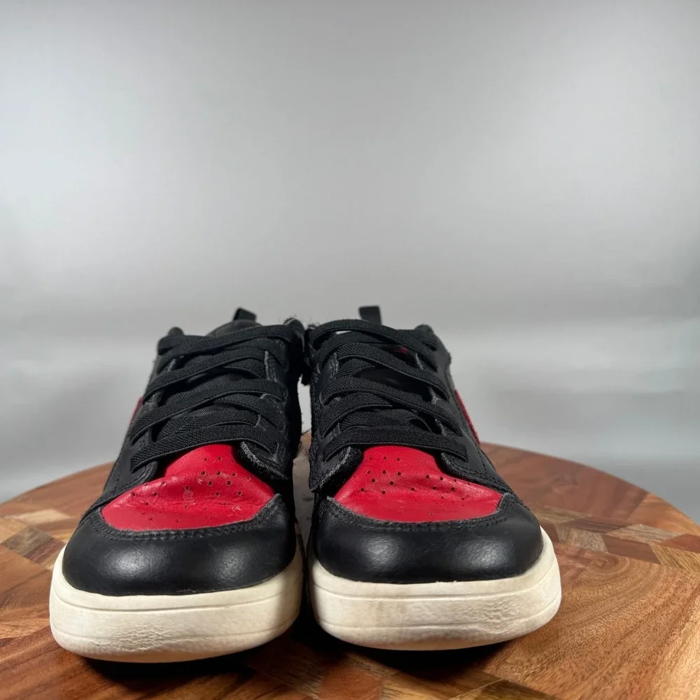 Jordan 1 Low Alt Bred Black Gym Red White Kids Sneakers DR9748-067‎ Size 2.5Y